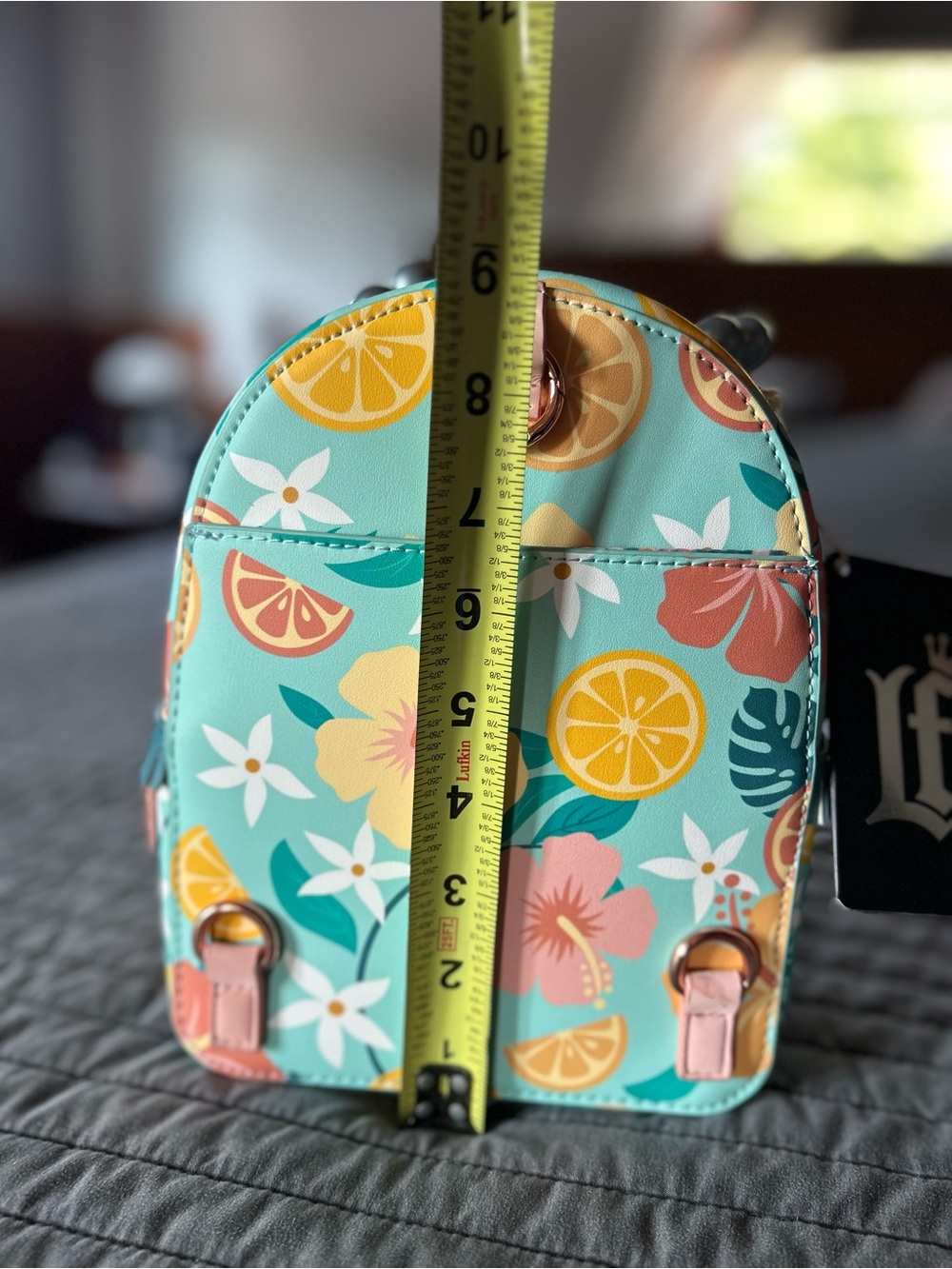 Loungefly Floral Citrus Mini Backpack - Picture 7 of 13